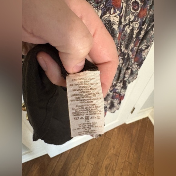 Free People Stealing Fire Floral Gauze Mini Dress | Size Small | Boho Style - Picture 13 of 15